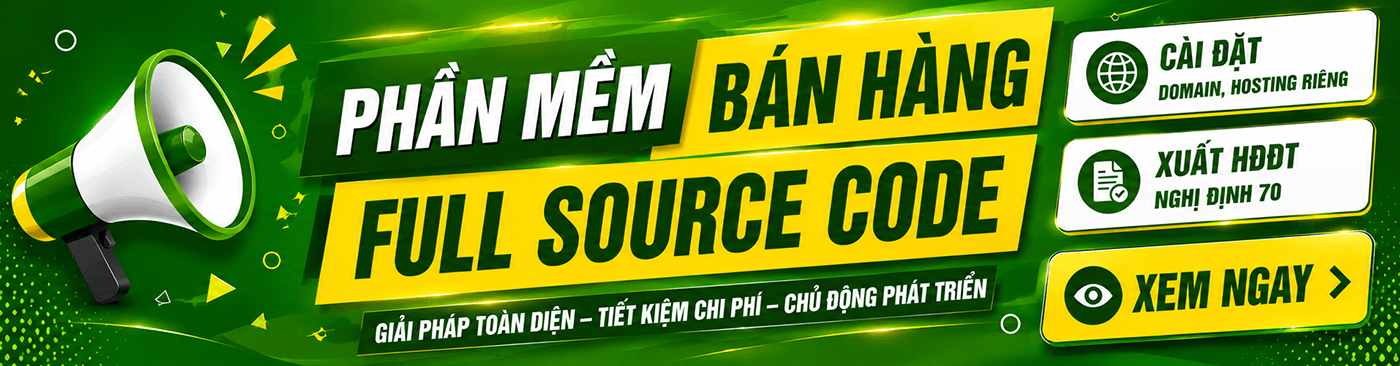 Phần mềm quản lý bán hàng