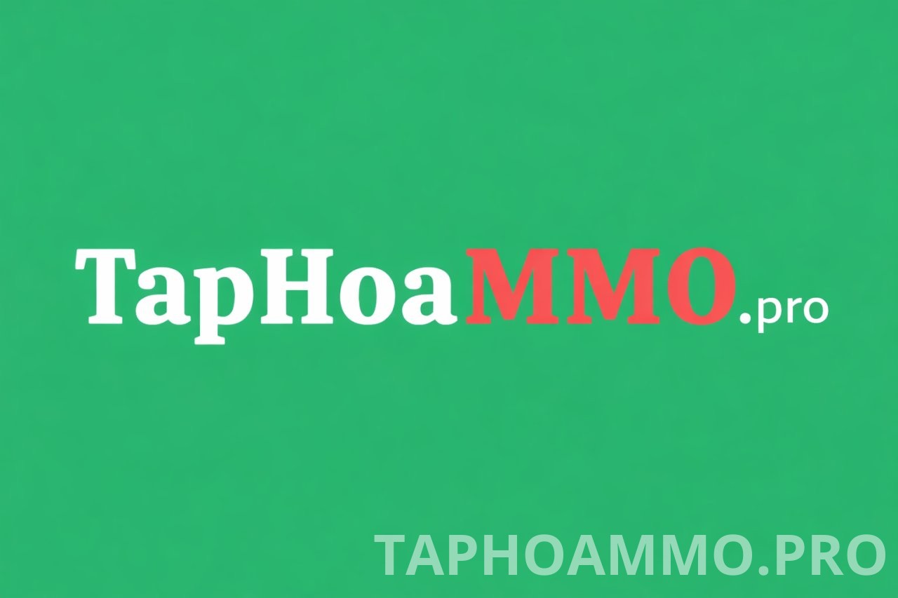Logo TapHoaMMO.pro chính thức – Nhận diện thương hiệu MMO