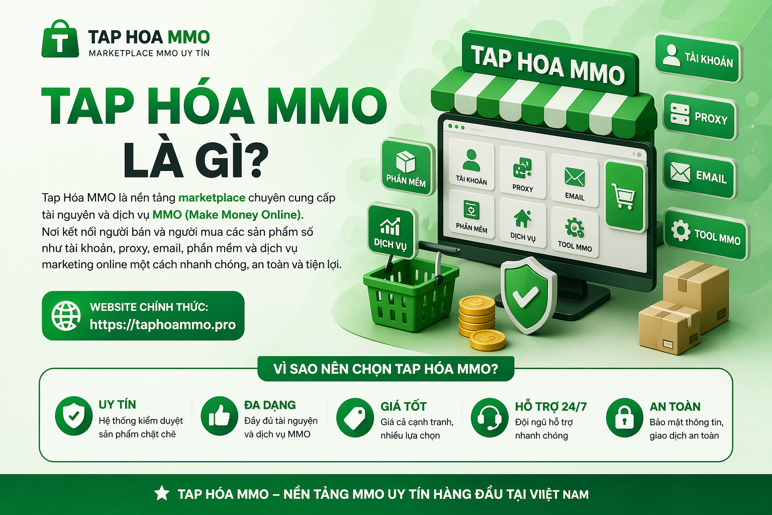 Taphoammo là nền tảng MMO tại Việt Nam